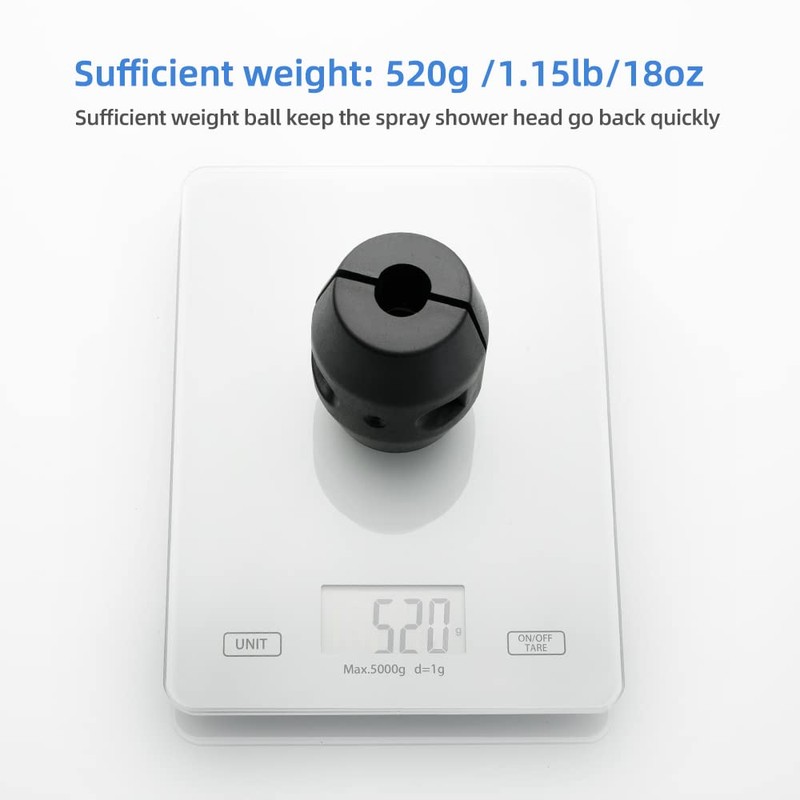 Universal Kitchen Pull Down Faucet Hose Weight Ball, Sink Basin