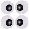 TOAOB 4pcs Large Googly Wiggle Eyes with Self Adhesive 6