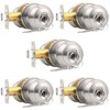 Probrico (5 Pack keyed Alike Locks, Entry Door Knobs Exterior,