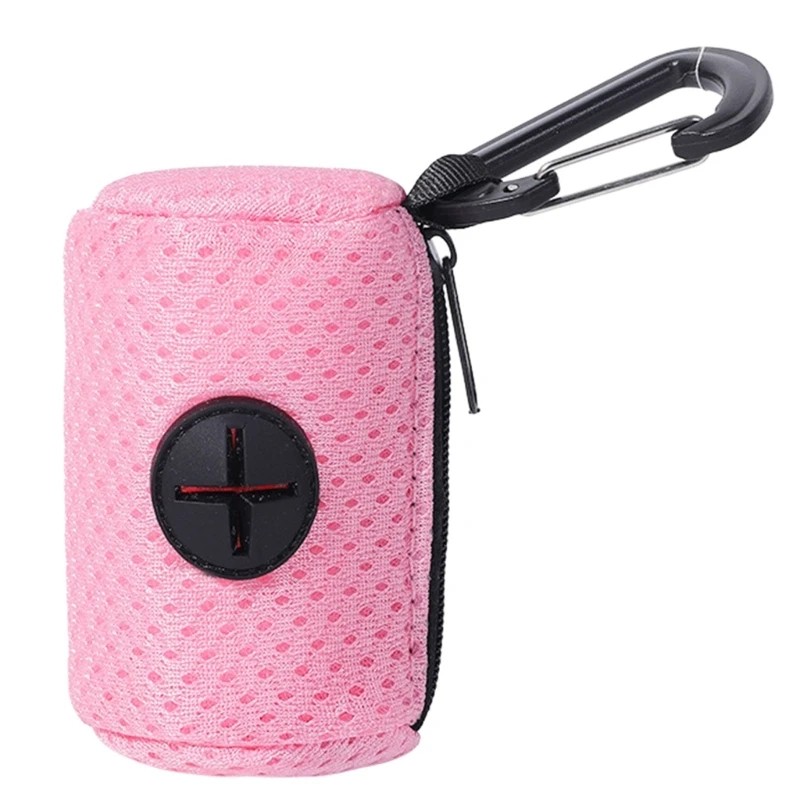 Dog Poop Bag Dispenser for Walking – Compact Leash Clip