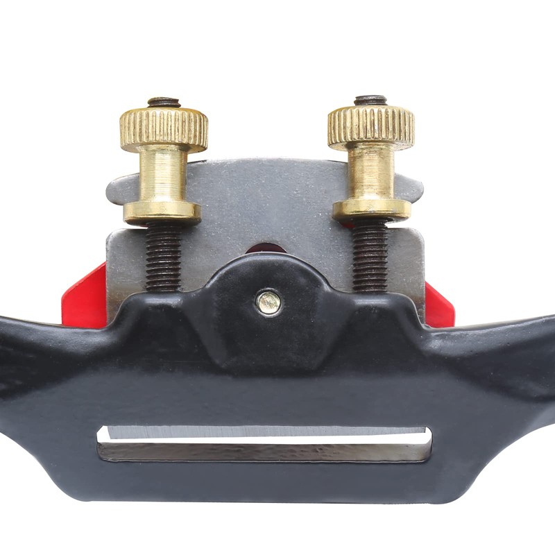 Jiozermi 9" Adjustable Spokeshave with 4 Pcs Replacement Metal Blade,