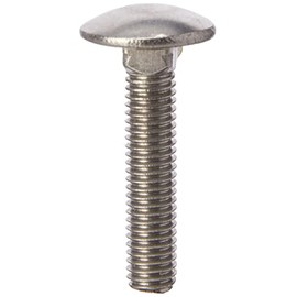 AHCM5 5mm x 25mm A2 Stainless Steel Cup Square Carriage Bolts Without Nuts (Pack of 50 Coach Bolts)
