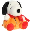 Aurora Peanuts Palm Pal Plush 2 Piece Bundle, Snoopy and