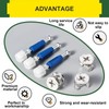 Tanbupu 115PCS Cam Locks for Furniture,3-in-1 Eccentric Hardware Wheels, Cam