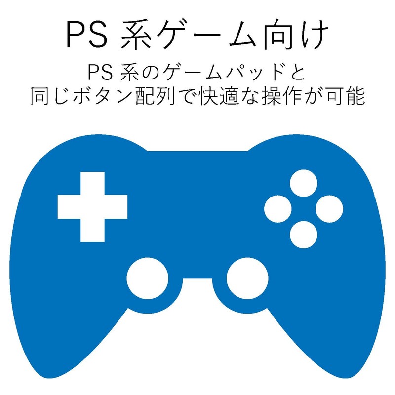 エレコム ゲームパッド 12ボタン 振動機能・連射機能付 ブラック JC-U3712FBK