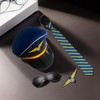 SSKHE 4-Piece Airline Pilot Costume, Pilot Costume Accessories, Role-Playing Party