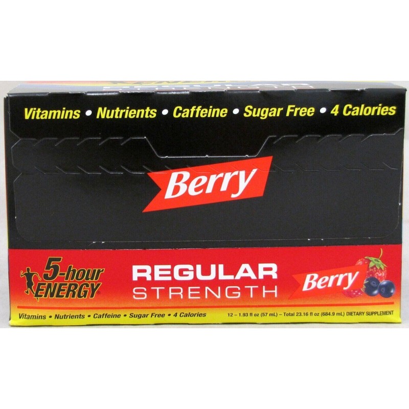5-hour ENERGY 5 Hour Energy Berry Flavor 12 Count Box