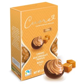 Witor's Chocolates, Cuore Chocolate Truffles with Creamy Filling, Italian Truffles, Made in Italy, Perfect for Gifting (5.11 oz, Caramel)