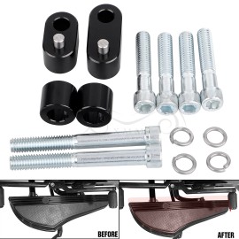 Unbranded 3/4" Driver Floorboard Spacer Extension Kit For Harley Touring Street Glide US