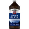 Piping Rock Cod Liver Oil Liquid | 16 fl oz