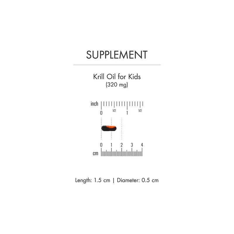 Aceite De Krill Para Niños 60 Capsulas Dr Mercola Neutro