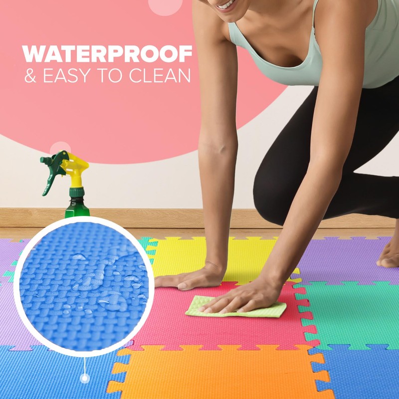 kidoola Foam Baby Play Mat (29x29cm) – Thick & Soft