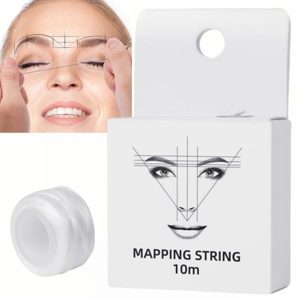 White Eyebrow Mapping String,Eyebrow Mapping Pen,Brow Mapping String,Eyebrow Mapping String