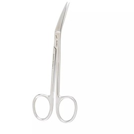 Norralco Set of 6 Plastic Surgery Scissors, .3/4", Angled on Side, Sharp Tips, 1 Srtd Bld
