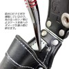 Premium Handmade Black Leather Ratchet Pointing GK – R