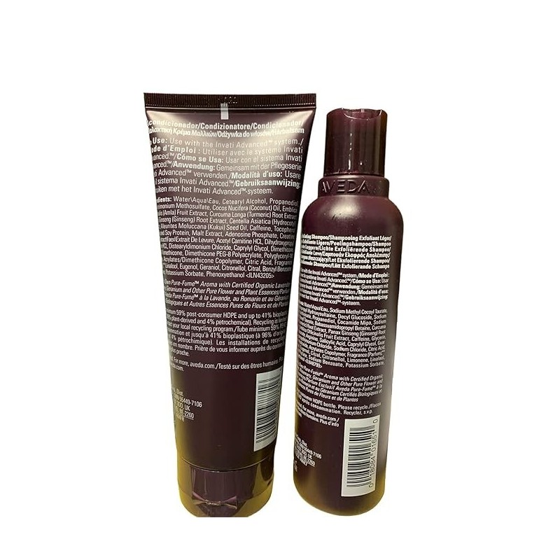 Aveda Invati Advanced Exfoliating Light Shampoo and Thickening Conditioner Set
