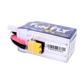 Tattu FunFly 4s 1550mAh 100C 14.8V Lipo Battery XT60 For FPV RC Quad Drone