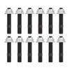 24Pcs Exhaust Manifold Stud Nut Kit Fit for Toyota 1HZ