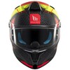 MT Targo S Motorcycle Helmet Brik CS Matt Fluo Yellow