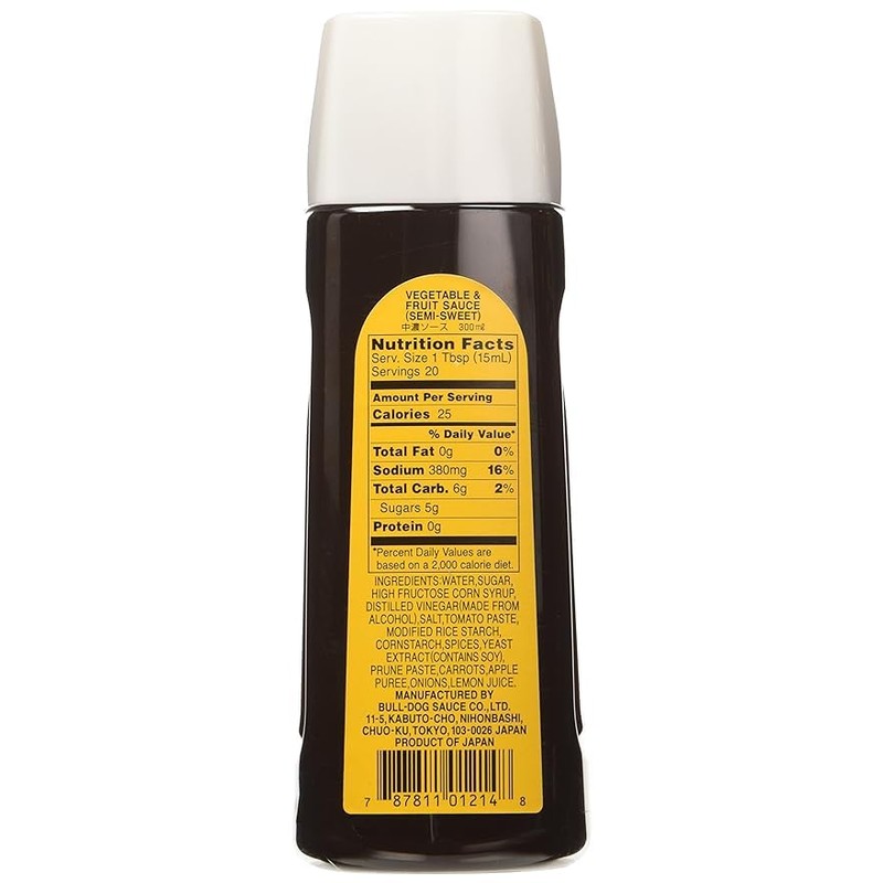 Bull-Dog Chuno Semi-Sweet Sauce 10.1 Fl. Oz. (3 Bottles)