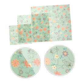 Healvian 12pcs Beeswax Food Wraps Reusable Bowl for Fresh Food Storage Kitchen Wraps Sustainable Natural Beeswax Versatile