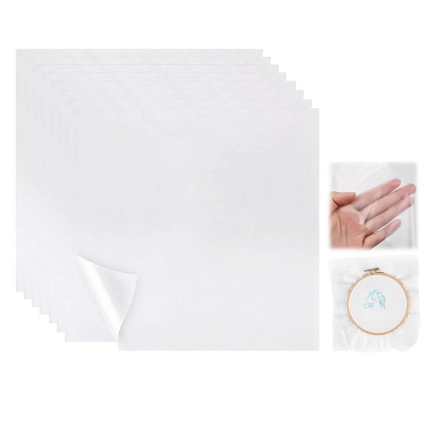 Mirhua Water Soluble Embroidery Sheet, Clear Film, Hand Sewing, Applique
