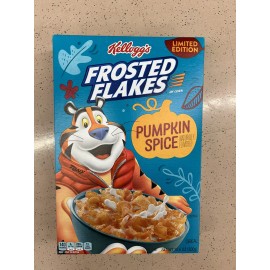 Kellogg's Frosted Flakes Pumpkin Spice Breakfast Cereal 10.6 oz