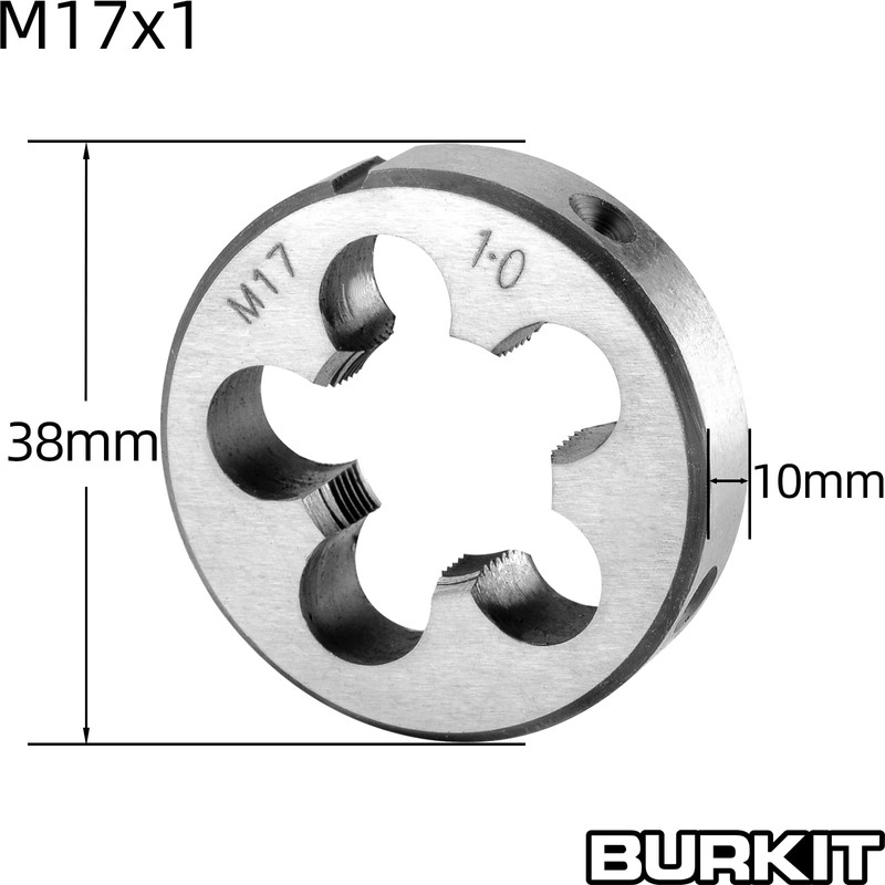 Burkit M17 x 1 juego de llave y troquel, M17