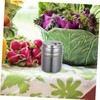 LABRIMP 3Pcs Portable Stainless Steel Spice Dispenser with Rotating Tops