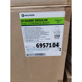 Halyard CASE Halyard Hi-Guard Boot Cover 69571 Regular Full Coverage Boot Leg Universal