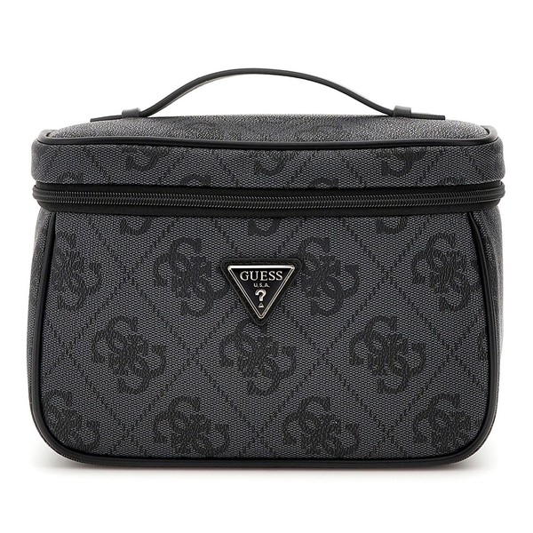 GUESS Toiletry Train Case Coal Logo, Coal logo