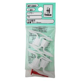WAKI Hollow Wall Togglers are recommended TC Wall Thickness 15 ~ 19 mm WF – 080 