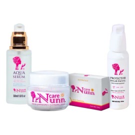Kit Facial Piel Grasa Nunn Care Limpieza Hidratación Fps 50