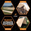 Heavy Duty Tan Poly Tarp 6' X 30' - Multipurpose