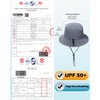 Waterproof Bucket Hat for Women Men Rain Hat UPF 50+