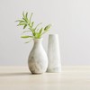 Bud VASE, Ceramic, JUG, White Marble