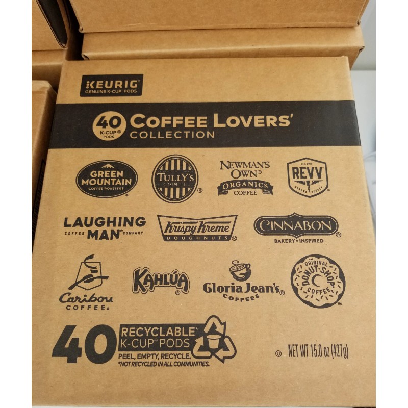 Keurig Coffee Lovers' Collection Sampler K-Cup Pods Single-Serve 400ct 10