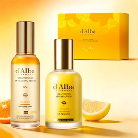 Dalva Vita Toning Anti-Aging 2 Type Multi Package Mist 8%+Lotion / 달바 비타 토닝 안티에이징 2종 멀티 패키지 미스트 8%+로션