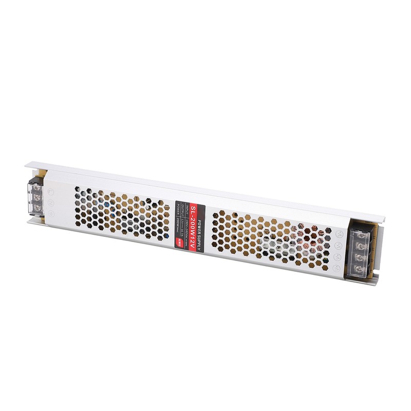 LED Power Supply Ultra Thin 190V‑240V AC Input 12V 16.7A