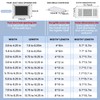 Datanly 6 Pcs Black 10 x 4 Inch Interior Size