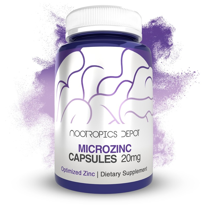 Cápsulas MicroZinc 20 mg Suplemento de zinc optimizado 90 unidades