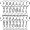 Paxcoo 50Pcs Keychains with Chain and 50 Pcs Jump Rings,