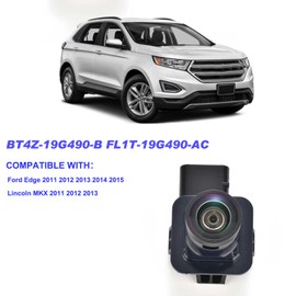 Unifizz Car Rear View Backup Camera Replace# BT4Z-19G490-B FL1T-19G490-AC Compatible for Ford Edge 2011 2012 2013 2014 2015 for Lincoln MKX 2011 2012 2013 Parking Assist Camera