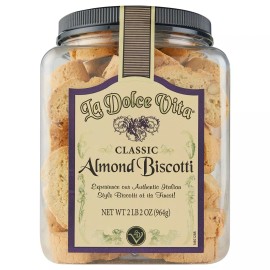Nonni's La Dolce Vita Classic Italian Almond Biscotti 34 Ounce Container