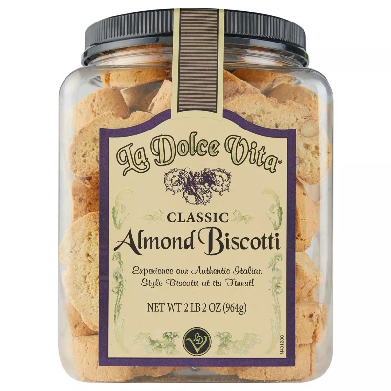 Nonni's La Dolce Vita Classic Italian Almond Biscotti 34 Ounce