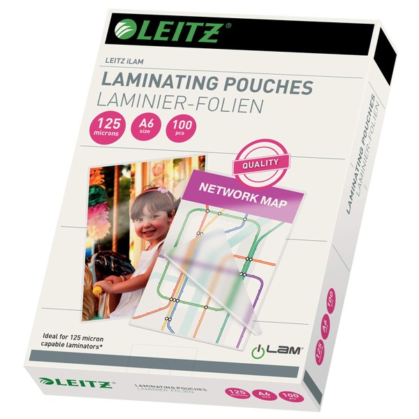 Leitz iLam A6 Hot Laminating Pouches 125 micron - Pack