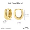 MILLA 14k Gold Huggie Earrings for Women Multipack & Individuals