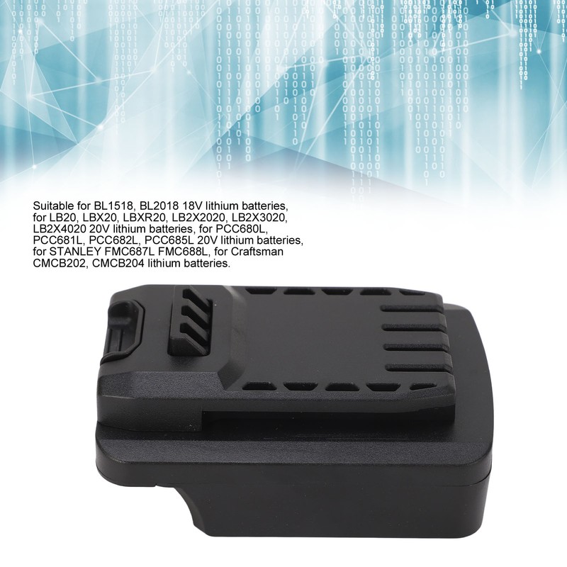 Battery Adapter Convert Portable Lithium Battery Convert Suitable for LB20