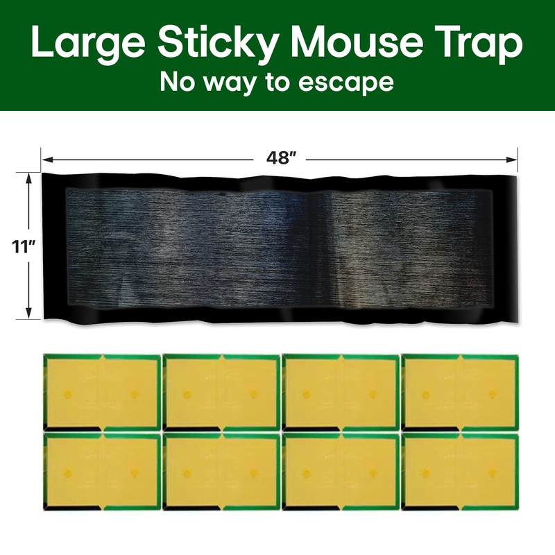 ELEGENZO Sticky Mouse Trap Mouse Traps Indoor for Home Rat