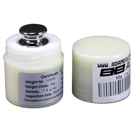 Adam Equipment ASTM 4-50g - ASTM Weights - Capacity: 50g, Readability: